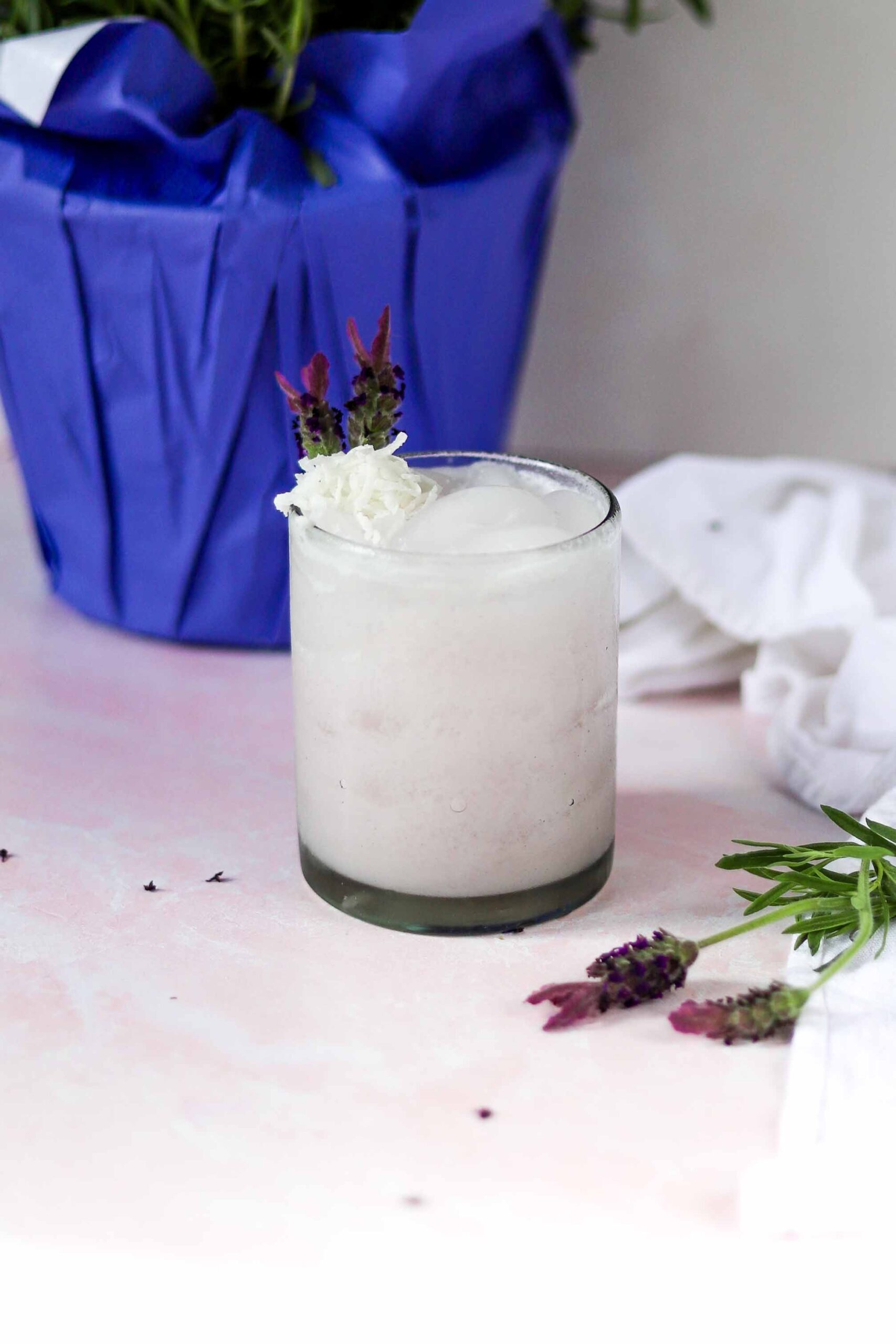 coconut lavender margarita