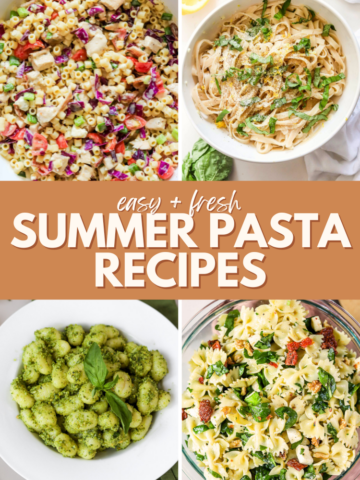 summer pasta recipes