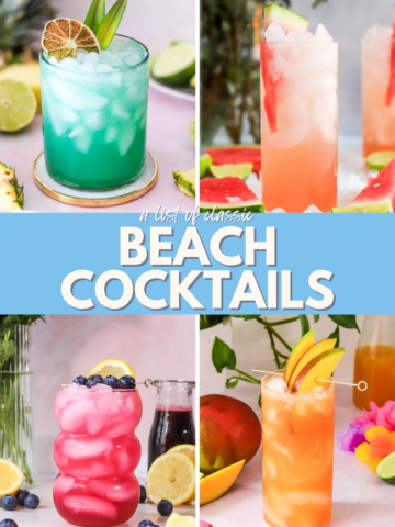 beach cocktails