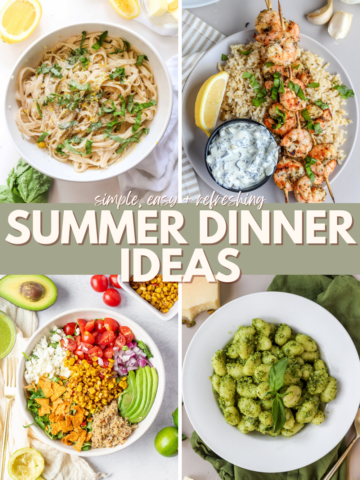 summer dinner ideas