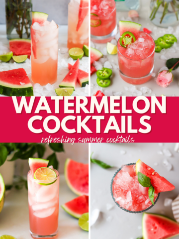 watermelon cocktails
