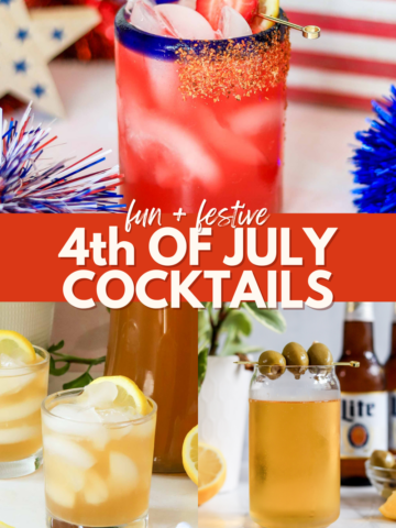 4th of july cocktails