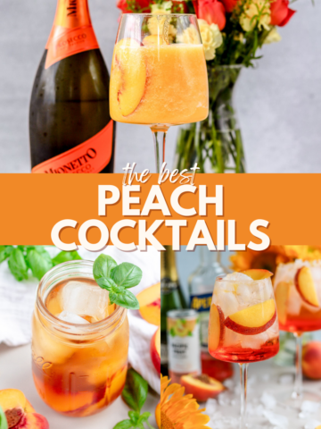 peach cocktails to make this summer