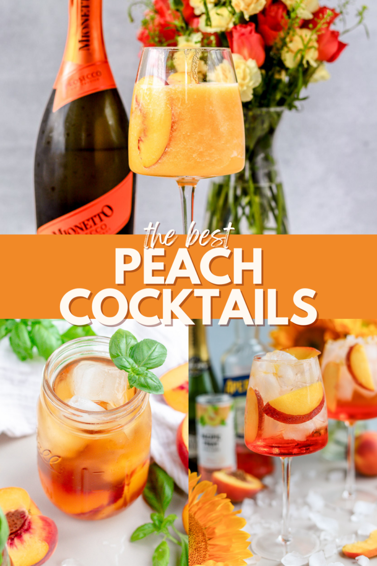 peach cocktails to make this summer