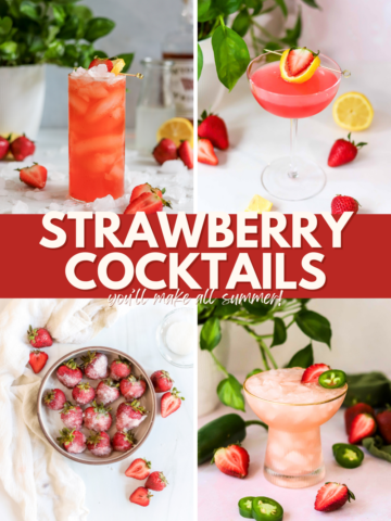strawberry cocktails